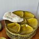 Oyster service in Gien earthenware