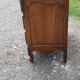 Chest of drawers 3 drawers walnut and brass