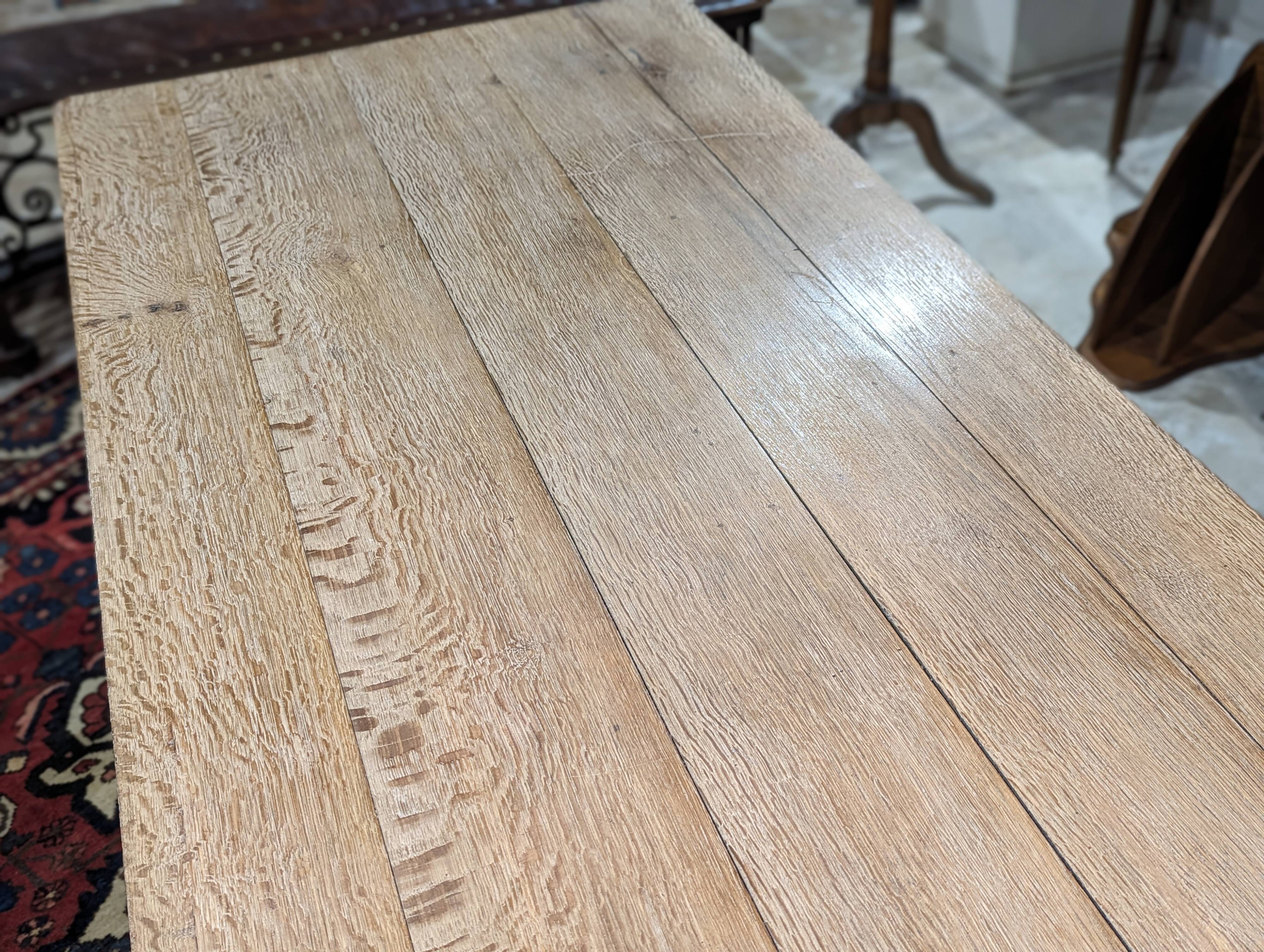 Oak farm table