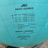 Grand globe terrestre sur pied année 70