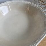 Beige opaque porcelain bowl