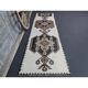 1970s Vintage Turkish Oushak Diamond Wool Runner 91x313