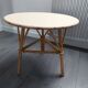Table basse en rotin