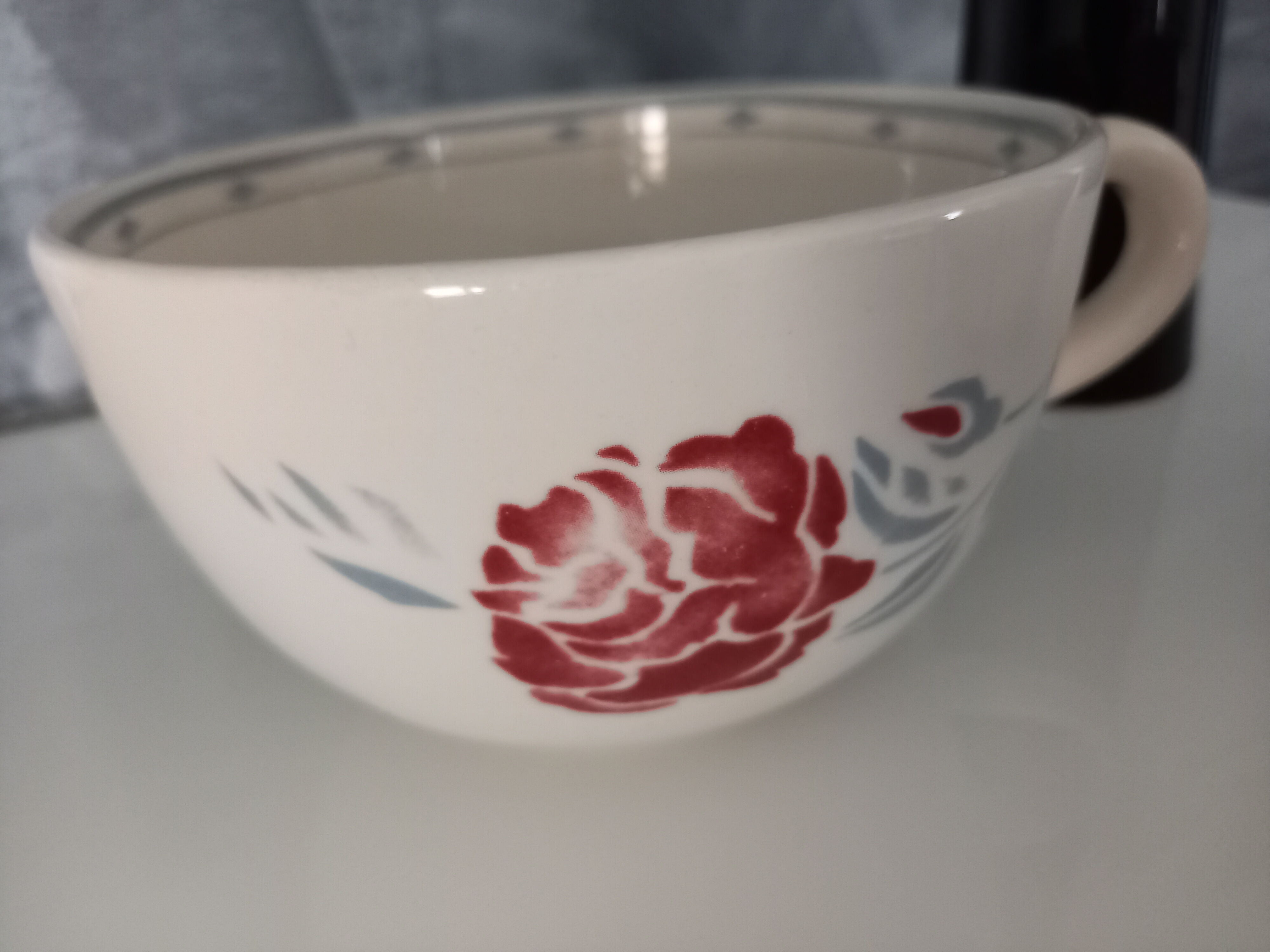 Duo of earthenware cups