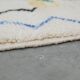 Handwoven coloured wool rug, 145 x 105 cm - P426