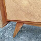 Sideboard with fin sides / compass feet from the 50s/60s