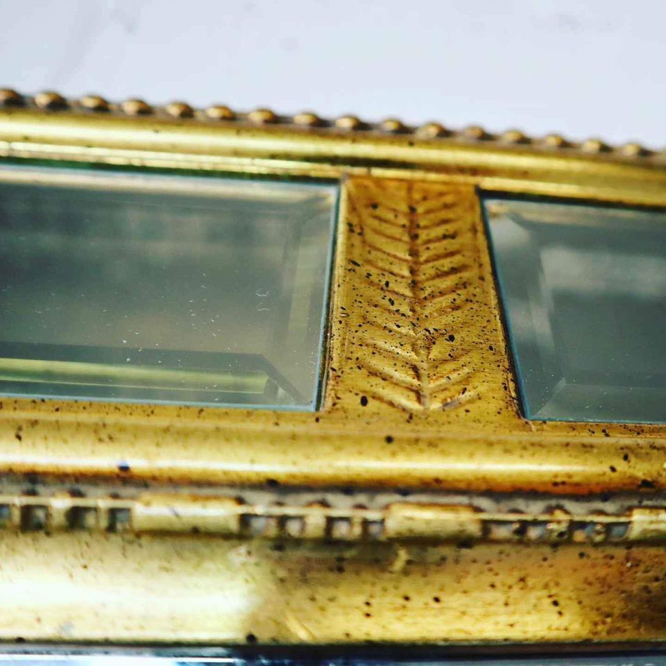 Vintage XXL luxury mirror by Deknudt