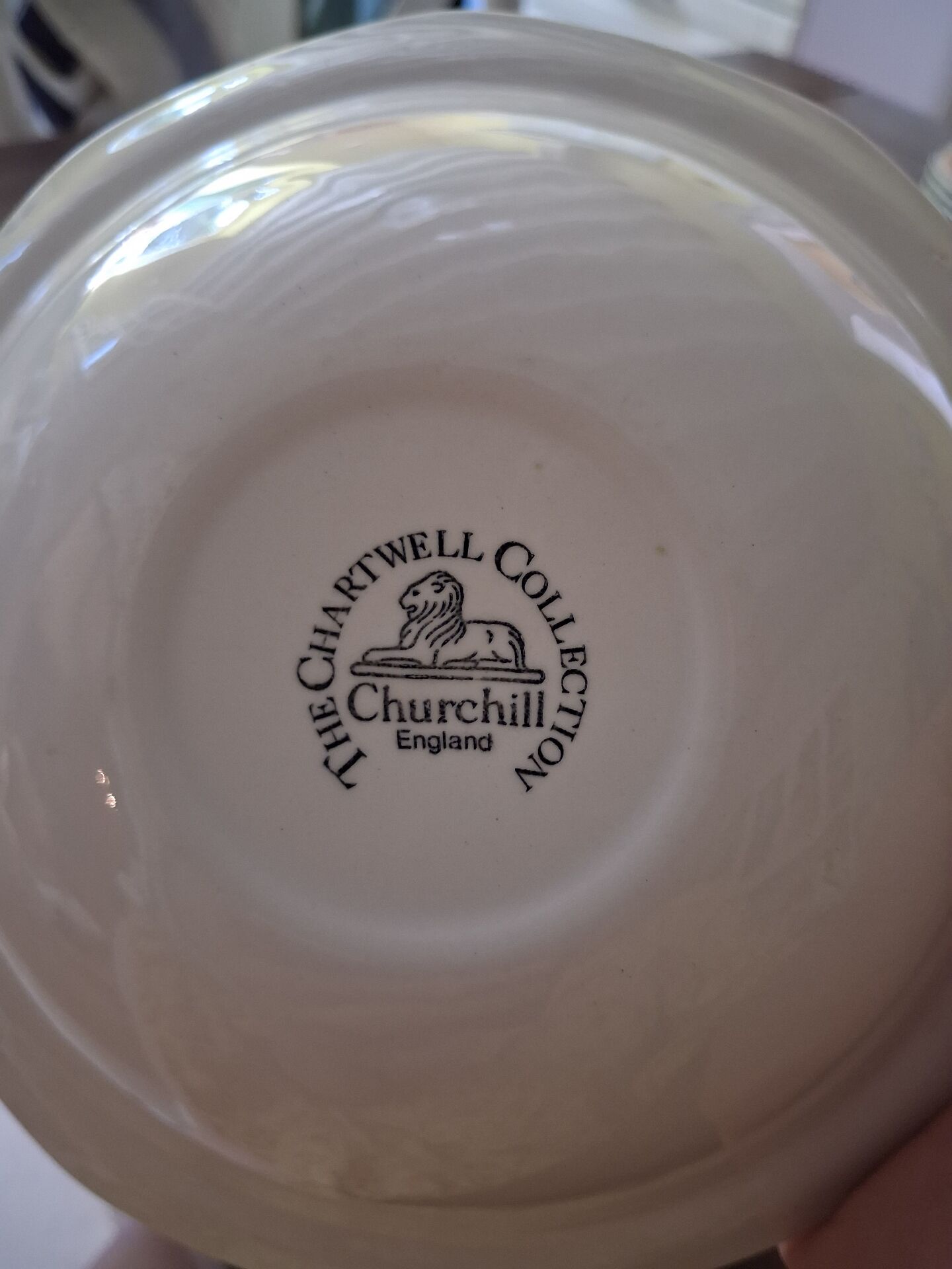 Deep dessert plates The Chartwell collection Churchill England