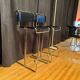 Pair of Linea Veam bar stools, Italy, 1980s