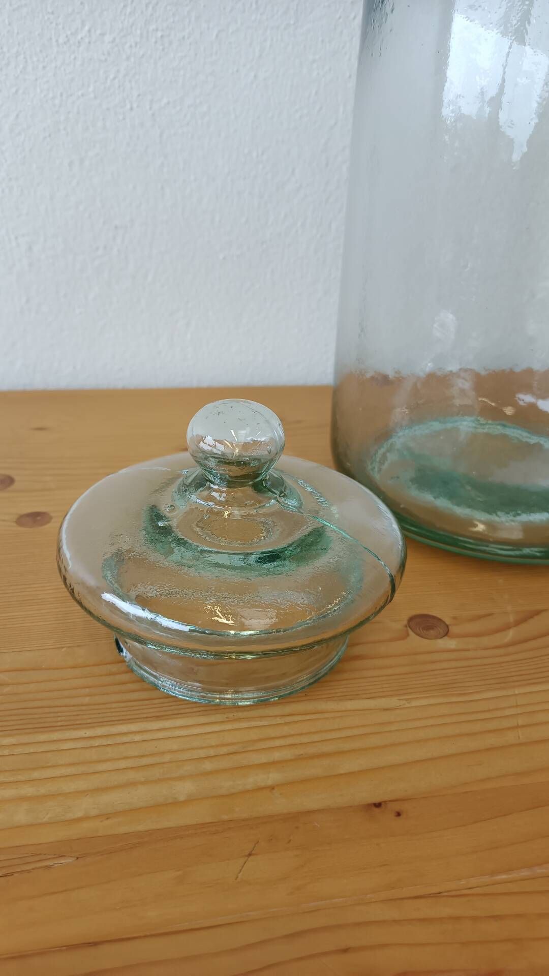 Glass sweet jar