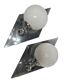Art Deco sconces, Poland, 1960s, set of 2