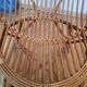 Rattan basket armchair