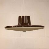 Original brown Danish design hanging lamp - *** Denmark 1970