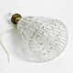 Heavy large Mid Century Modern glass table lamp by Rupert Nikoll Vienna | h