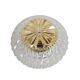Herda Holland - ceiling lamp - geometric - pressed glass - 60's