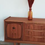 Scandinavian sideboard - rounded forms - 1960s