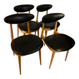 Set of 4 Pierre Gariche chairs (Unicorn)