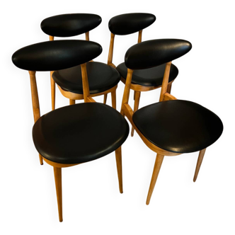 Set of 4 Pierre Gariche chairs (Unicorn)