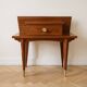 Vintage 1960s bedside table in wood and marquetry.