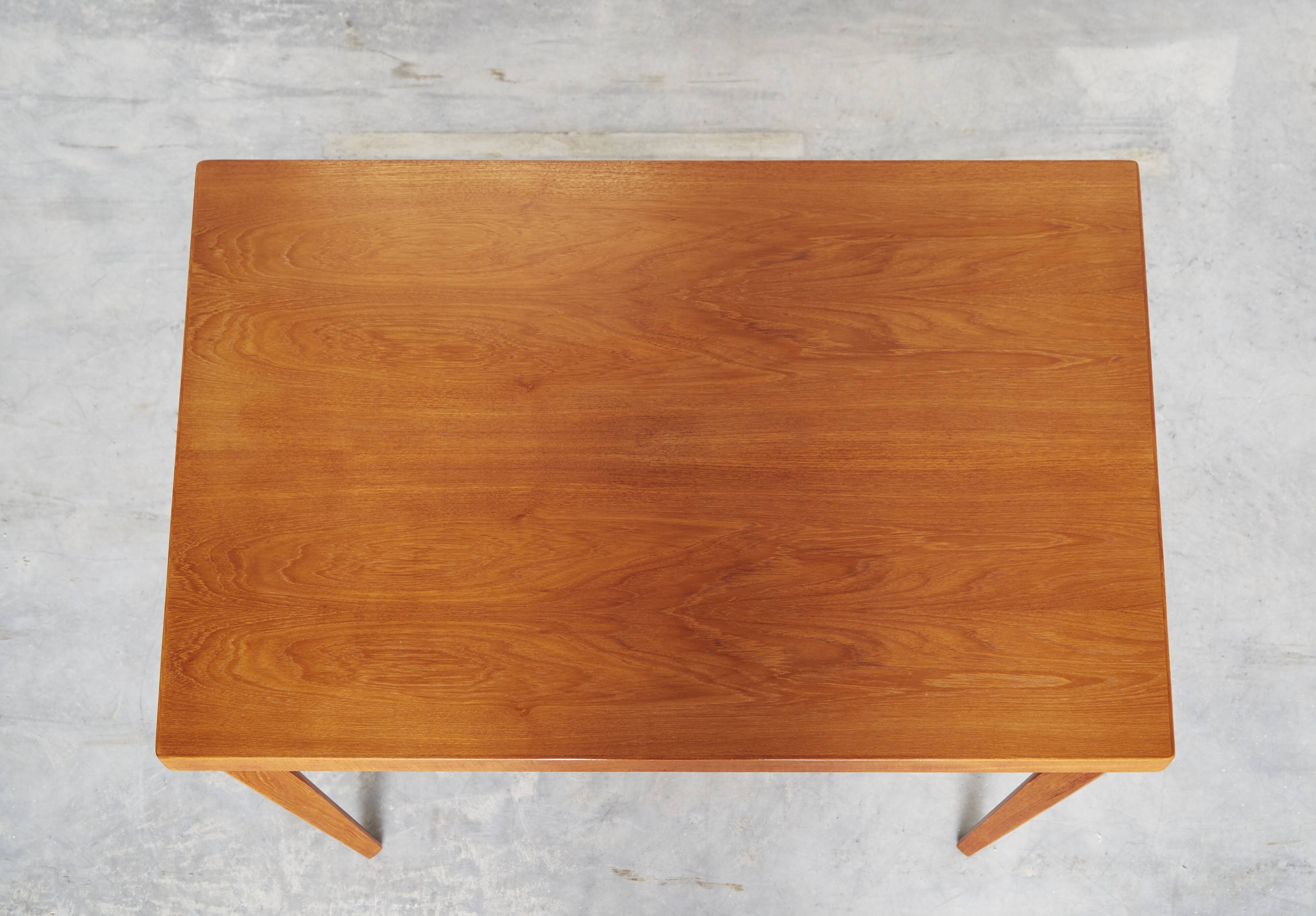 Expandable Dining Table by Henning Kjaernulf for Velje, 1960s