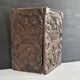 Pair of antique decorative panels in carved wood, 19th century