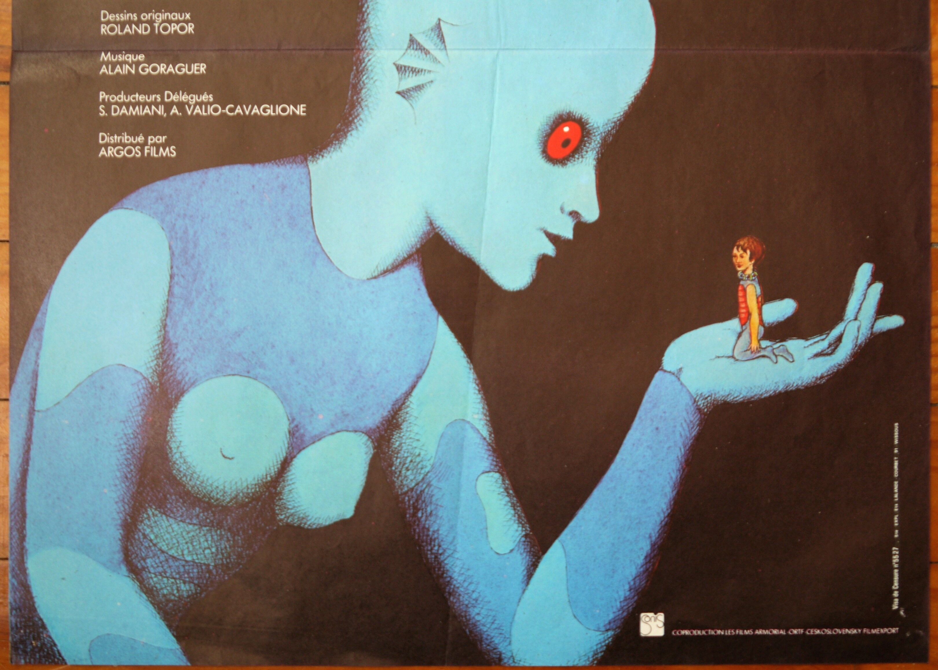 Original movie poster - the savage planet -  Roland Topor