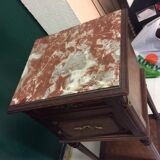 Wooden bedside table