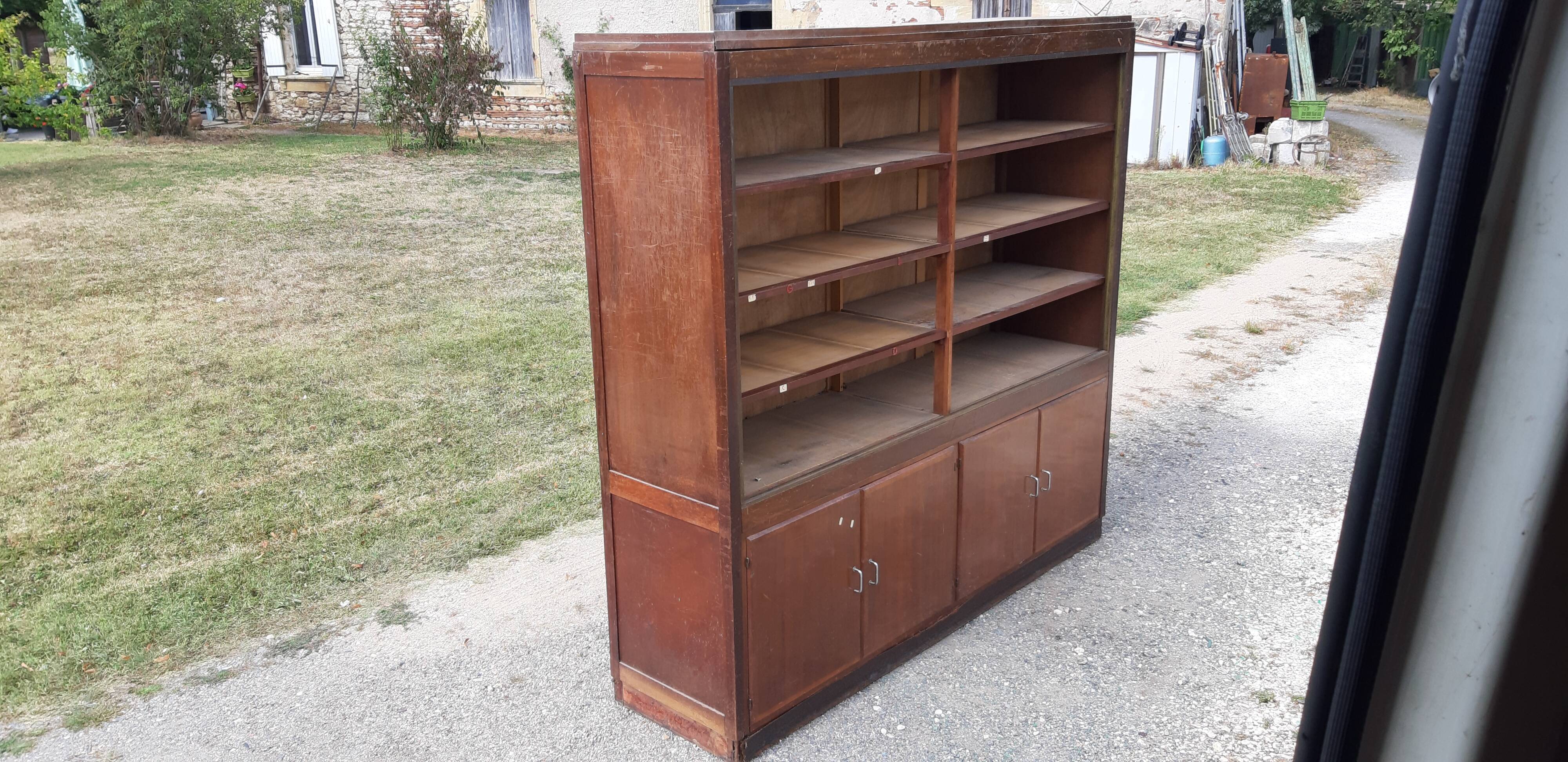 Store furniture from the 30s in mahogany and brass