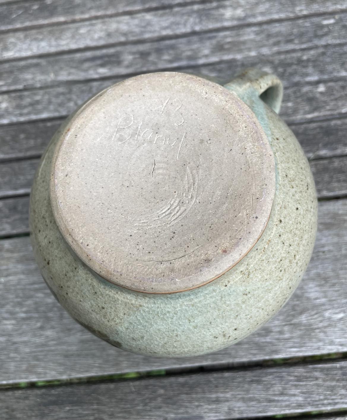 Service à café/tisane/orangeade en grès de la poterie Blanot