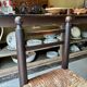 Chaise basse George Robert en bois et paille n°2