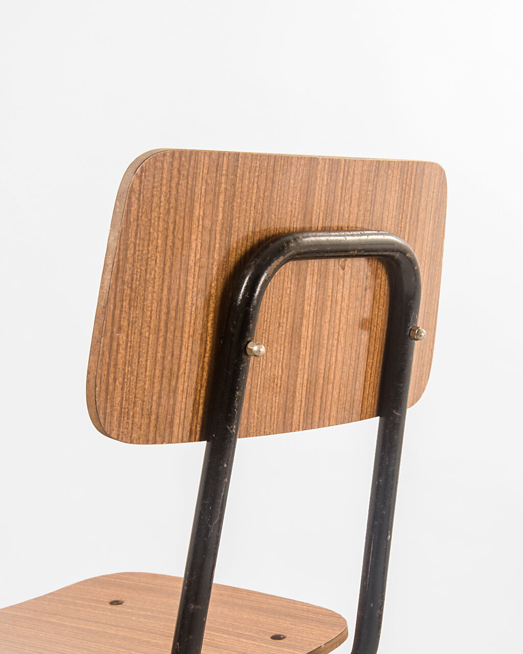 Vintage chair in metal and formica, 1970s