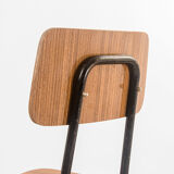 Vintage chair in metal and formica, 1970s