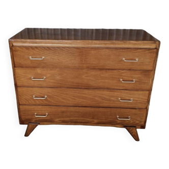 Large vintage Scandinavian chest of drawers