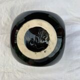 Glazed terracotta vase