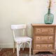 Small white wooden children's bistro chair