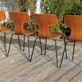 4 hammer chairs 3103 JACOBSEN “Fritz Hansen”