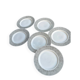 6 assiettes à dessert