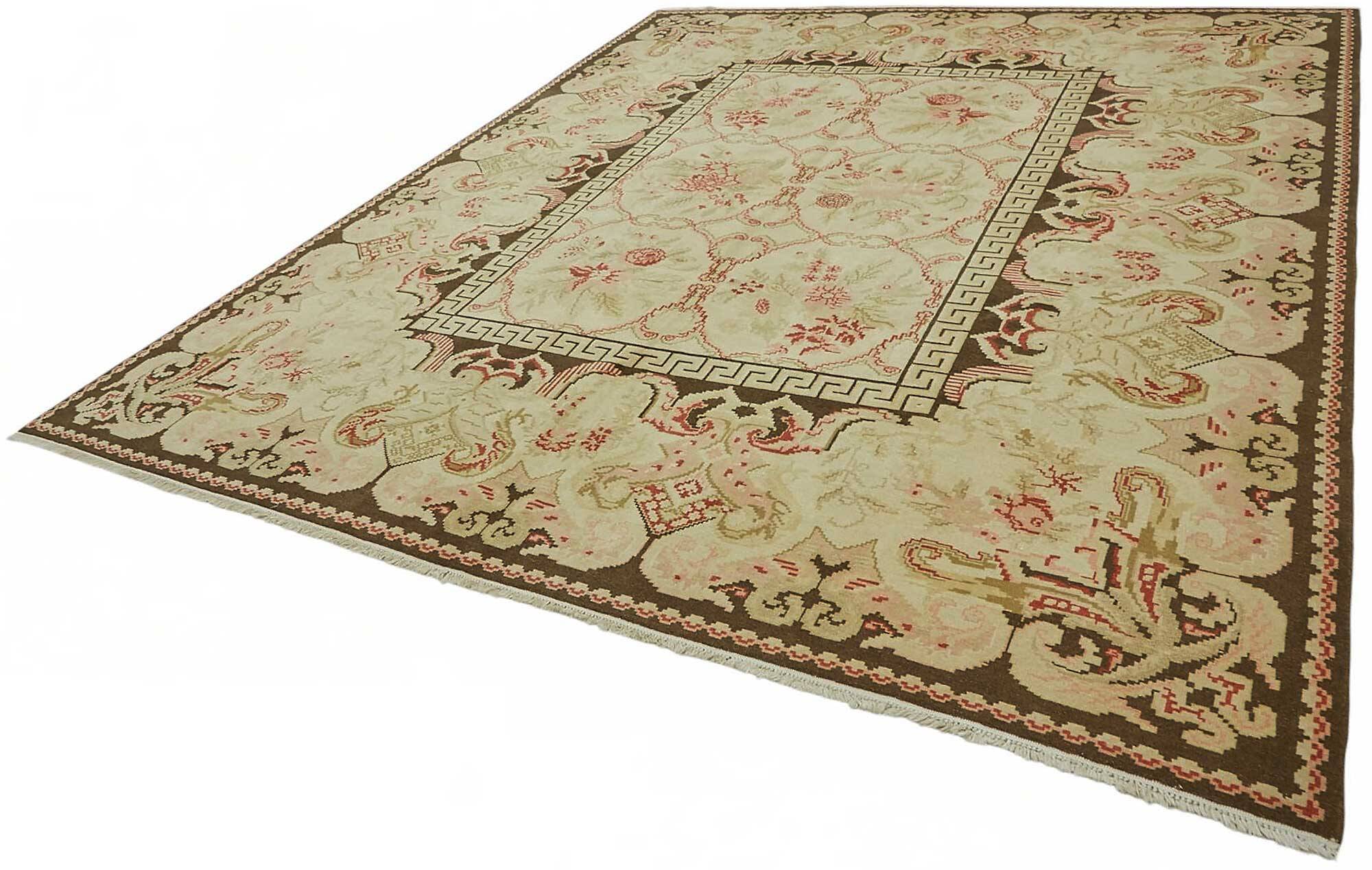 Turkish Handknotted Wool Oushak Rug 305 cm x 370 cm