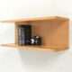 Blonde Wood Veneer Wall Shelf