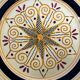 Ceramic plate HB Quimper with Breton decoration