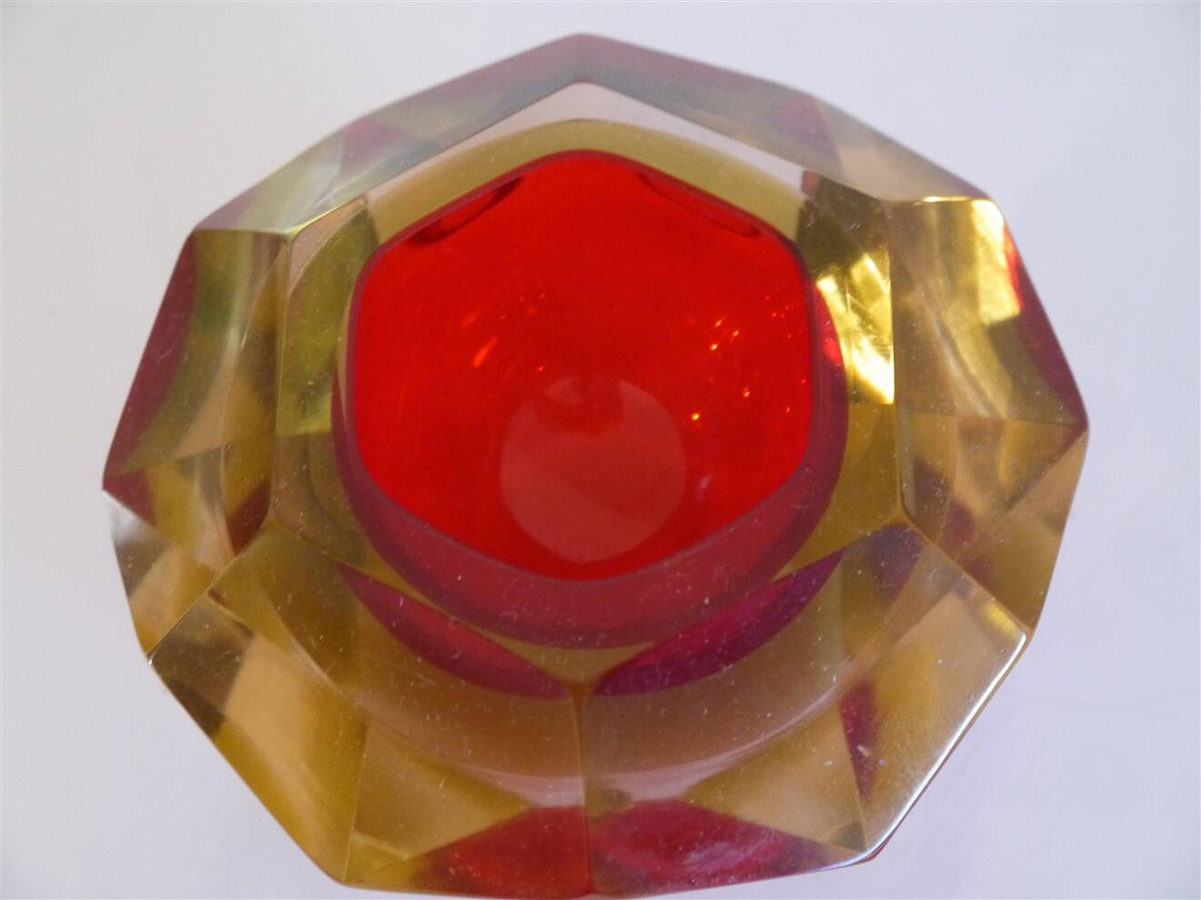 Murano glass ashtray by Flavio Poli