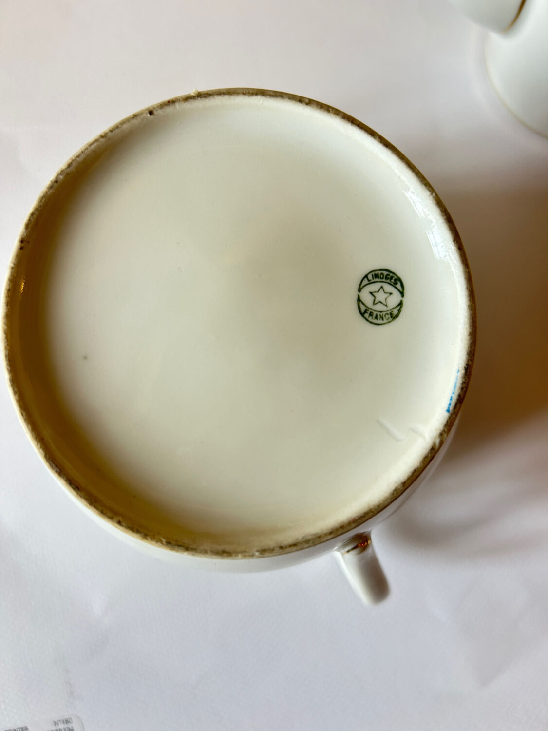 Limoges porcelain tea set