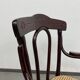 Chaise de bureau Thonet avec assise en rotin