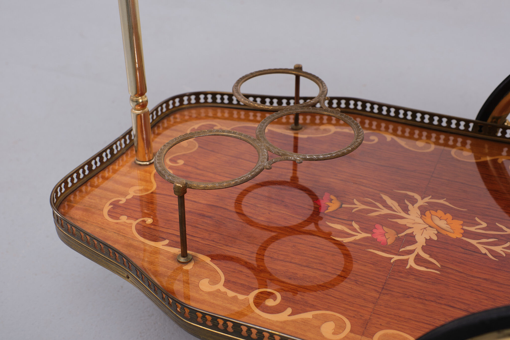 Vintage italian bar trolley, 1970s, italy