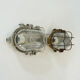 Pair of cast iron industrial window sconces, TH brand
