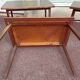 Set of 5 wooden and Formica bistro table