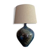 Lampe en céramique vintage signée
