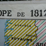 Carte scolaire ancienne de L' Europe de 1812 à 1815 - N°228 /229