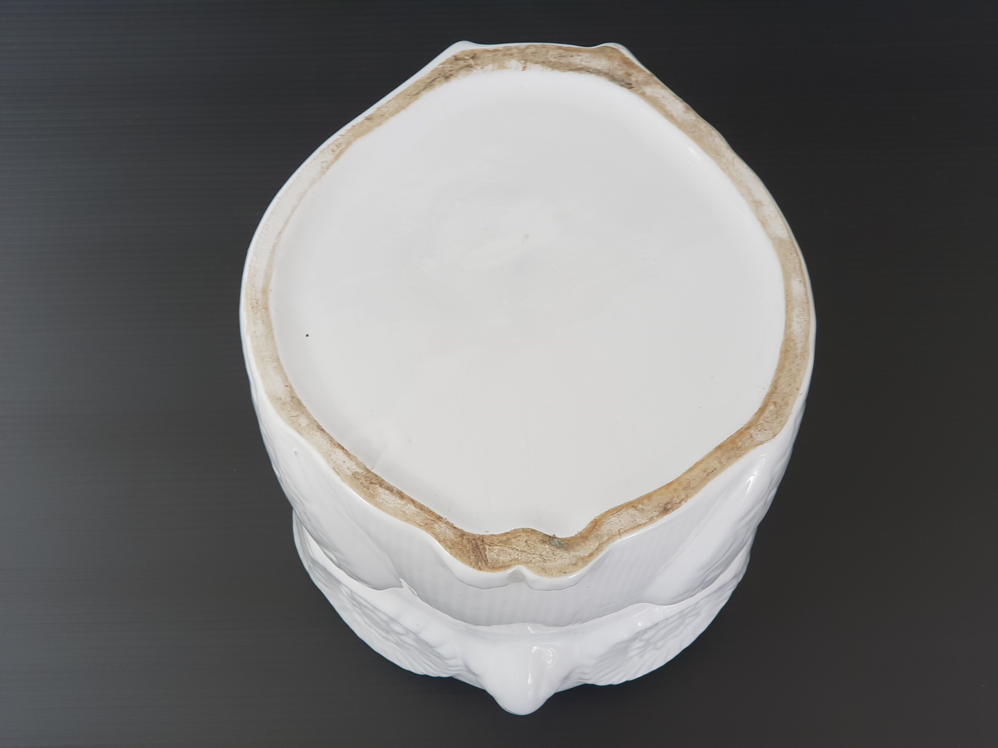 1970 vintage owl pot cover