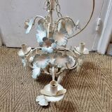 Lustre Floreart 3 feux, Italie, 1970